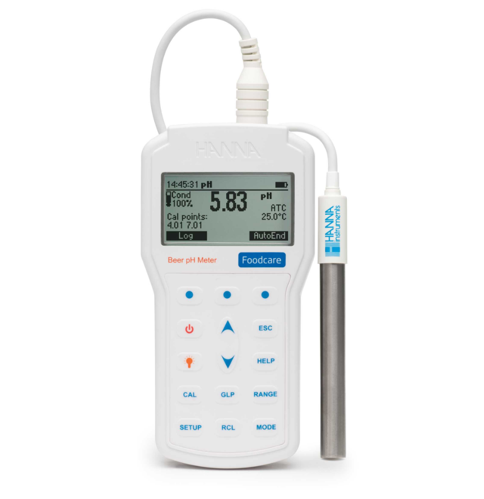 HI98167 便携式啤酒 pH 计