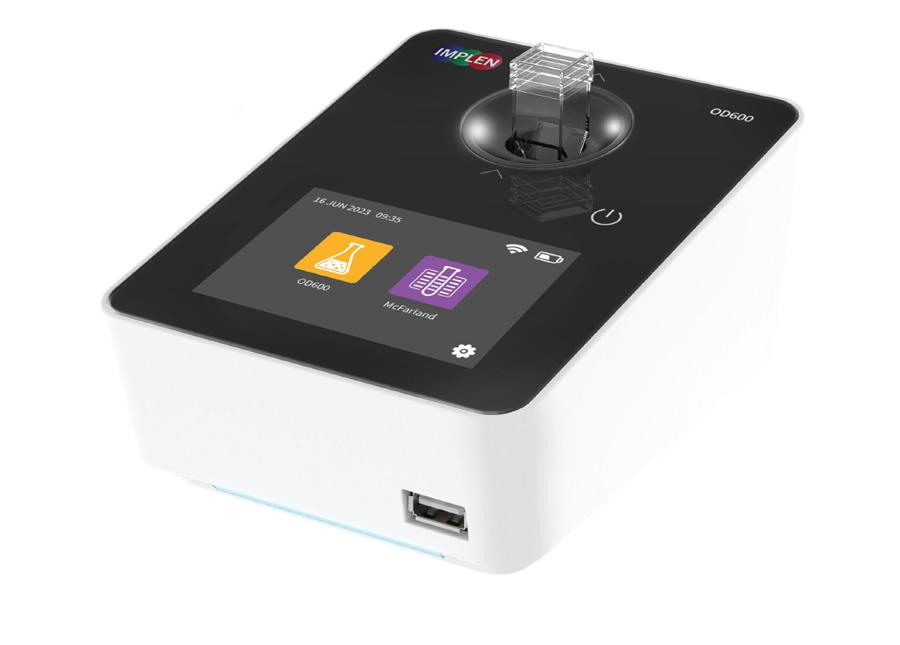 Implen OD600® 细菌细胞浓度仪